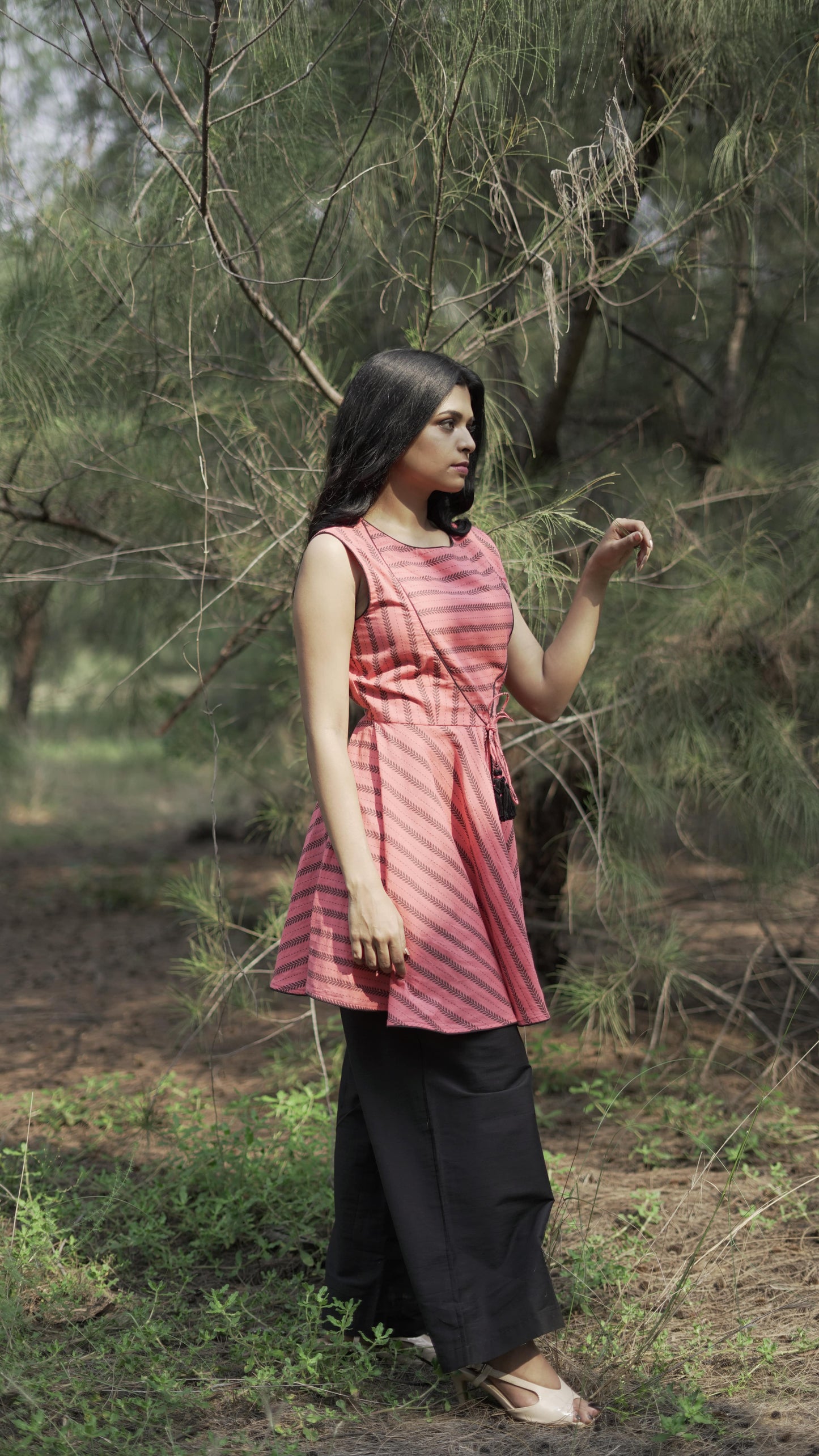 anka Peplum top with palazzo pant3-min.J