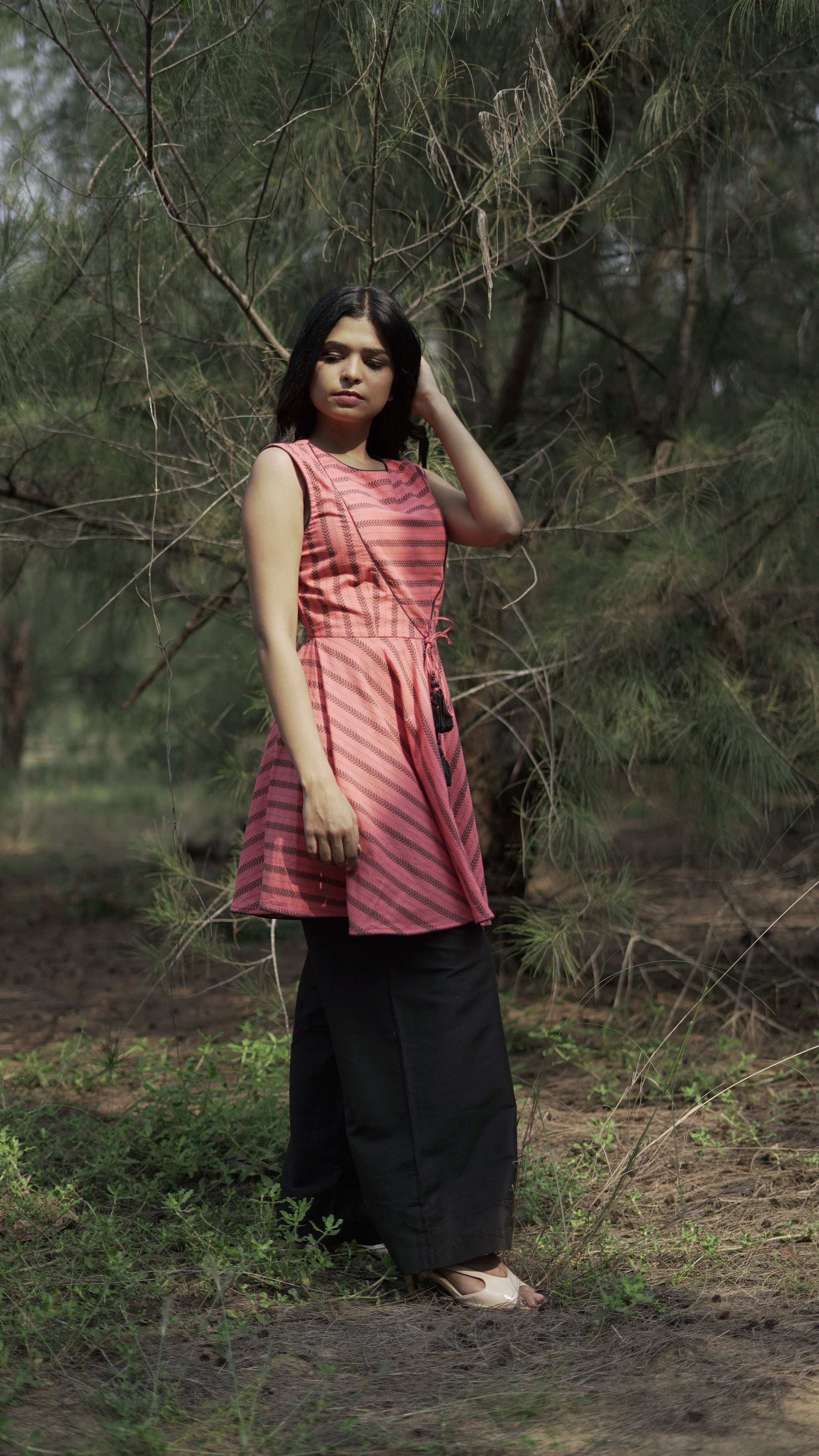 anka Peplum top with palazzo pant-min.JP