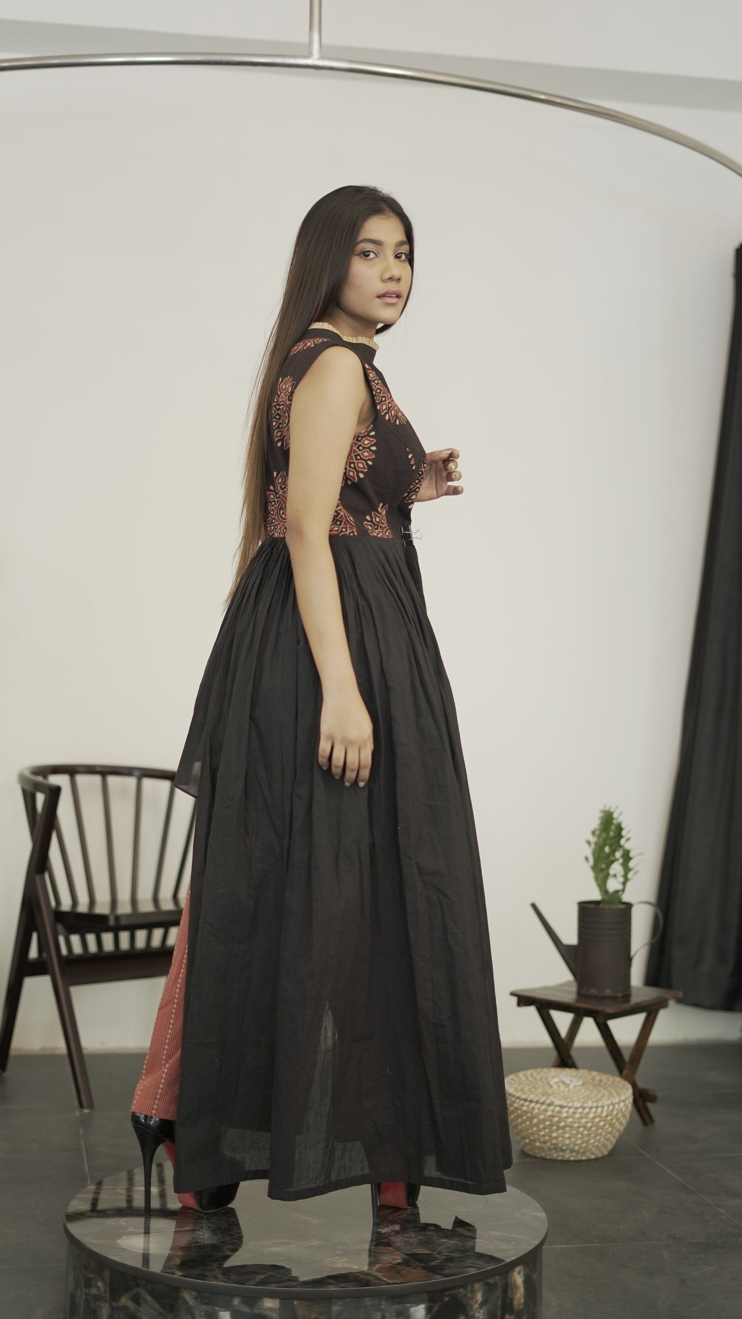 anka High Low top with Palazzo pant6-min