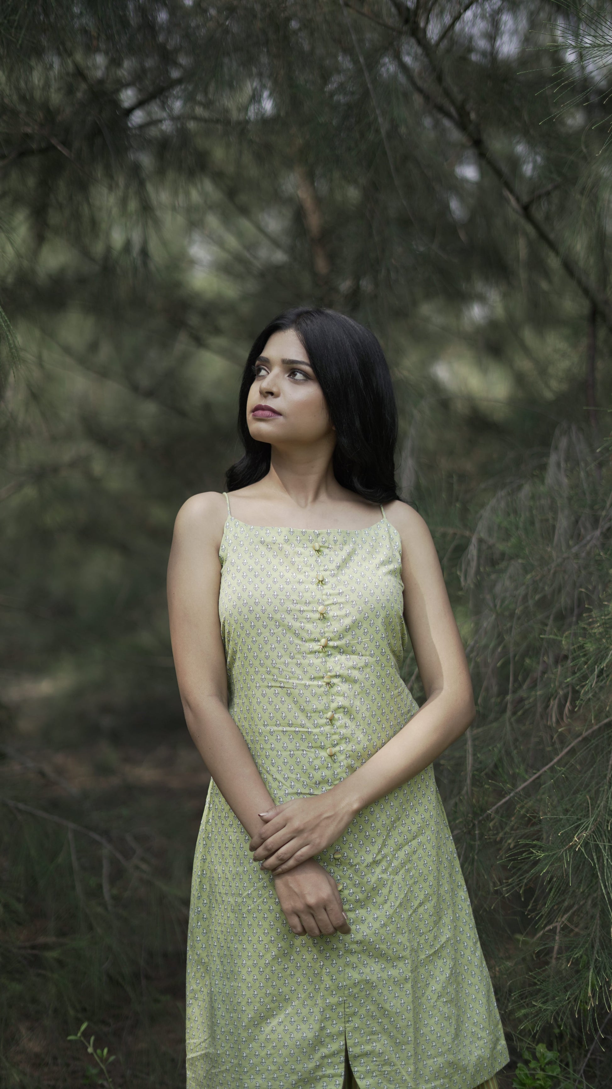 anka Sleeveless top with gharara pant3-m