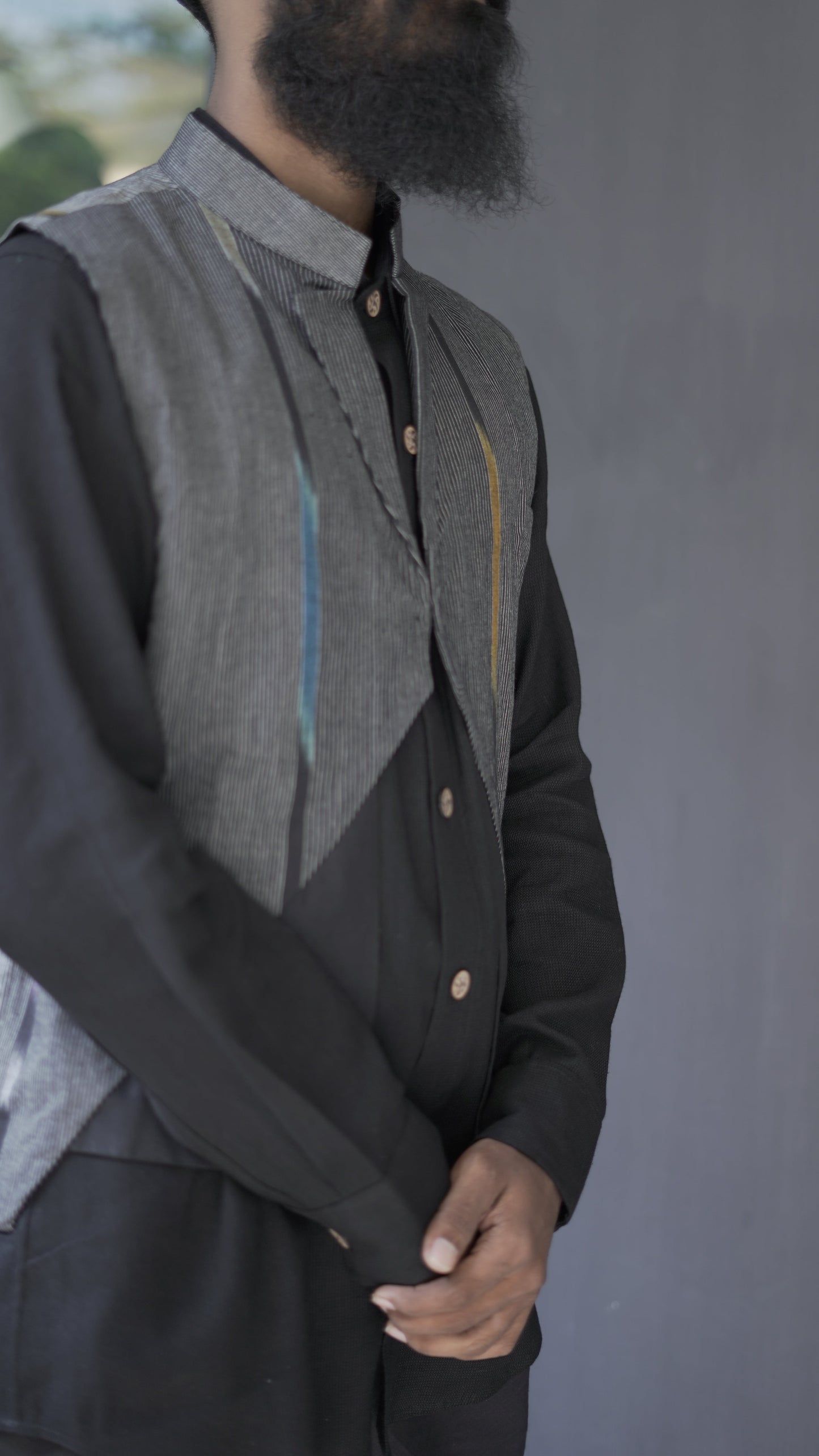 anka Shirt withWaist Coat and chudidhar 