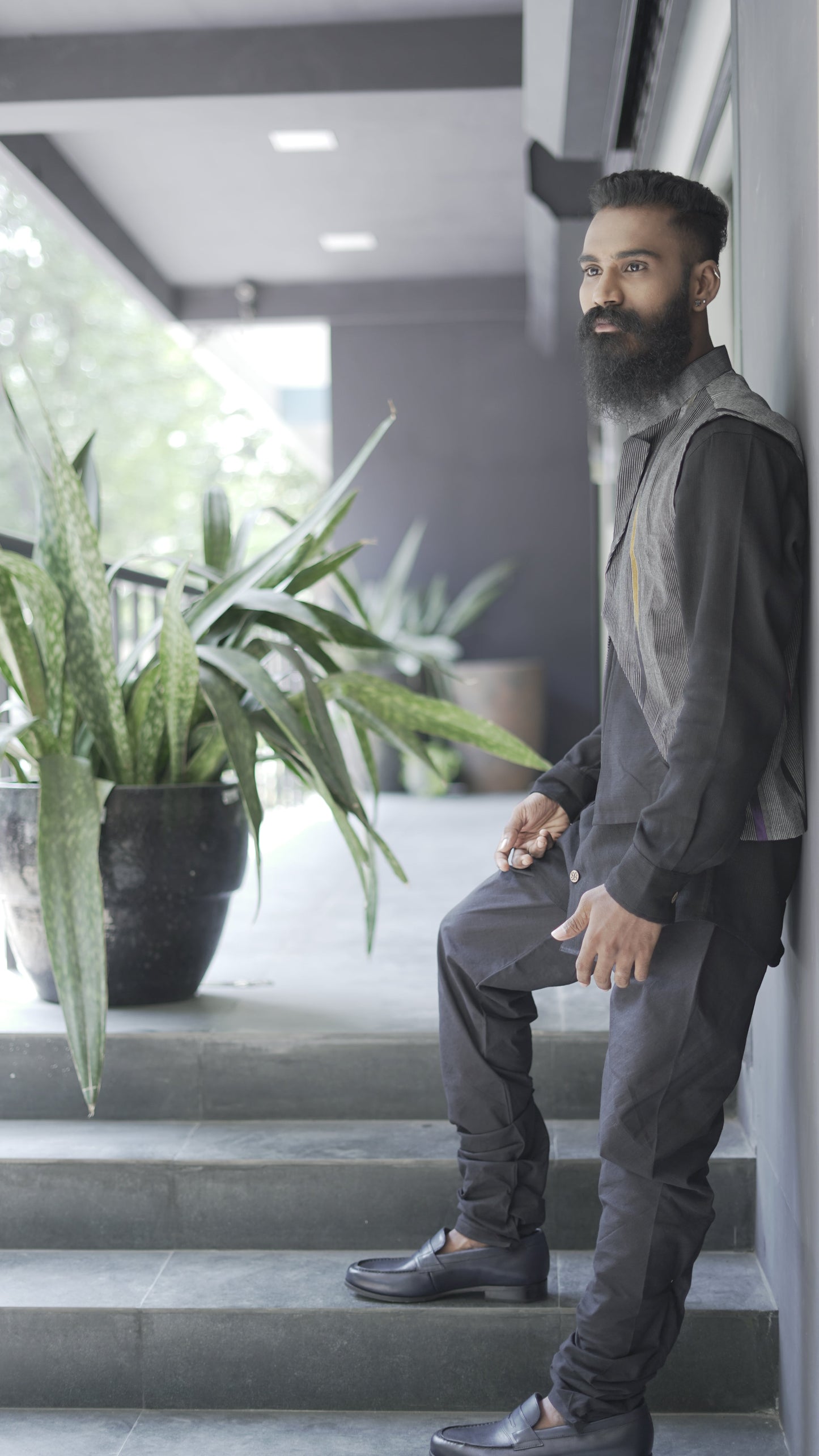 anka Shirt withWaist Coat and chudidhar 